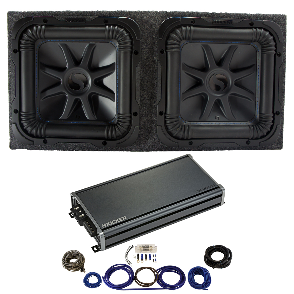 KICKER SOLO BARIC ウーファーセット Amazon.com: KICKER Subwoofer and Amp Package of 3 Items - 10