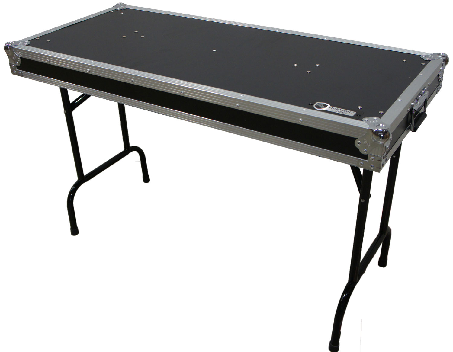 Harmony HCTABLE48 Portable 48" Wide DJ Workstation Table 30" Height Fast Setup