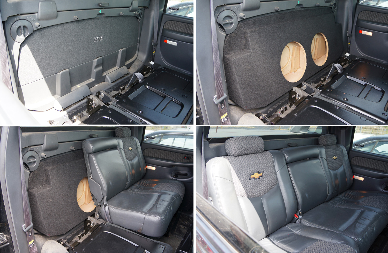 escalade ext subwoofer box