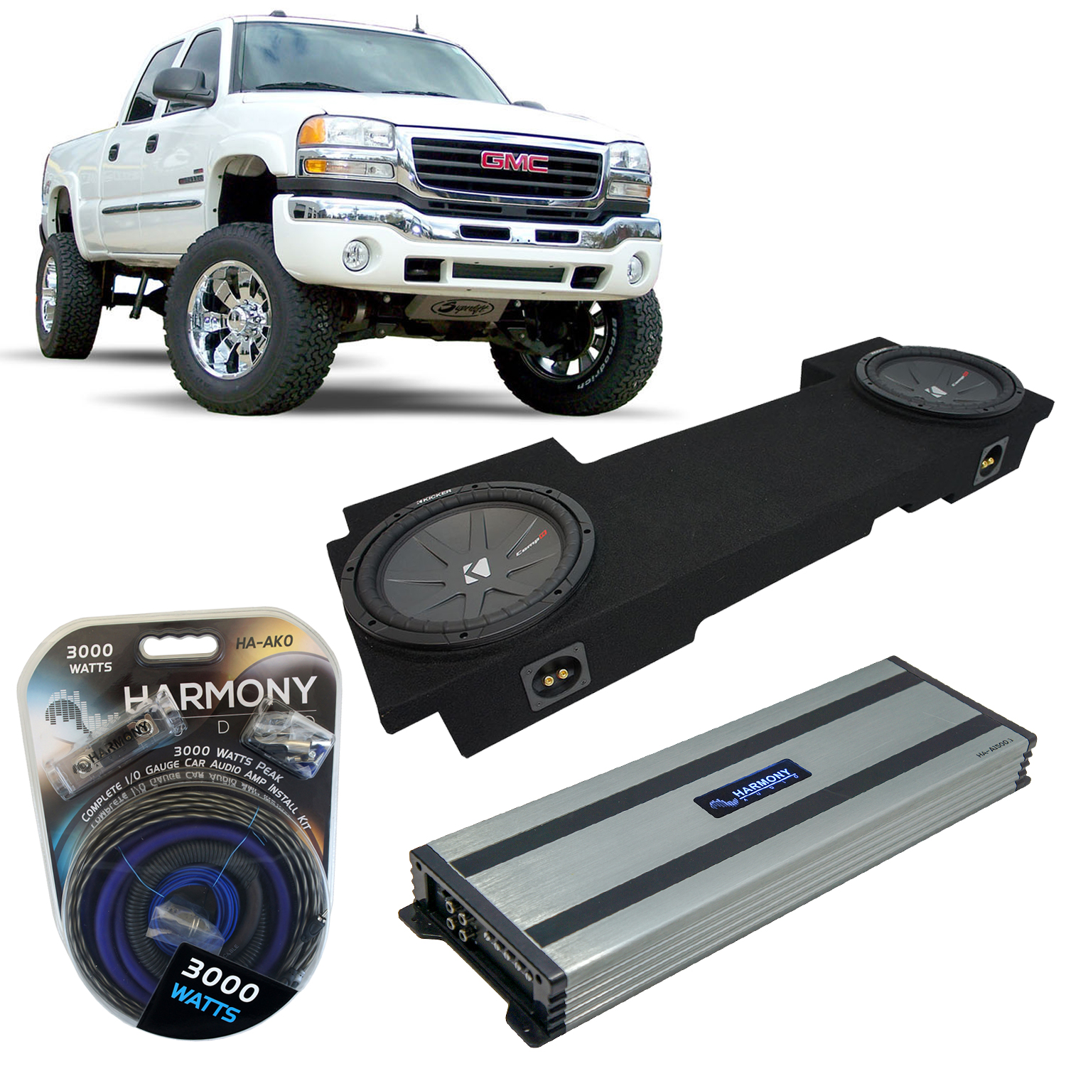 Crew Cab 200Watt Subwoofer Kit By Kicker at Raymond Raines blog