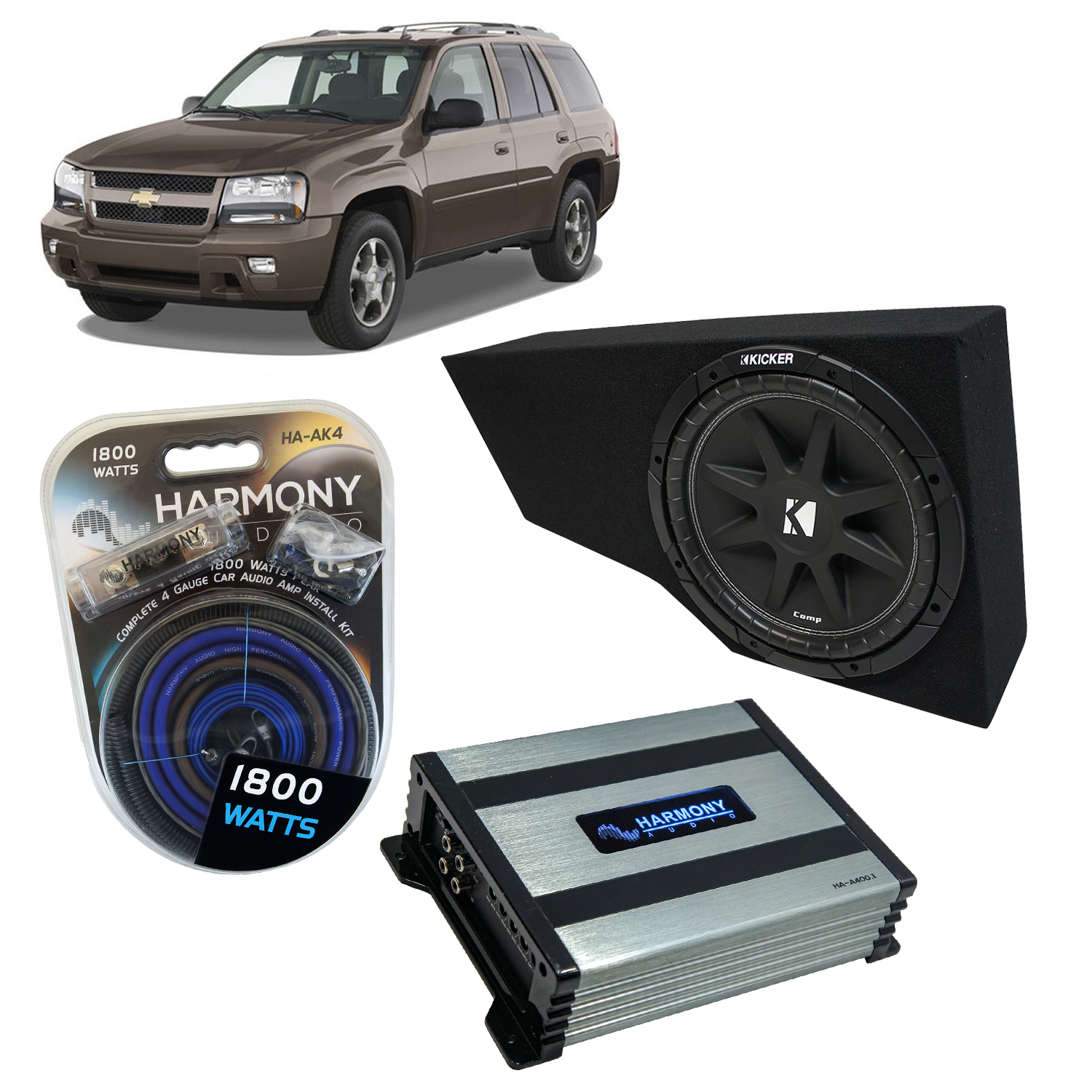 custom subwoofer box for chevy trailblazer