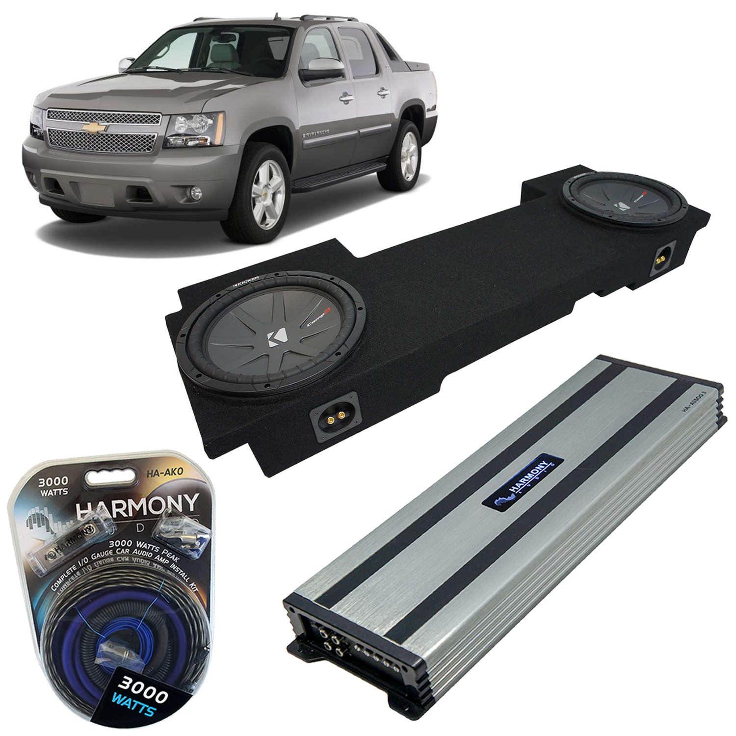 chevy avalanche subwoofer