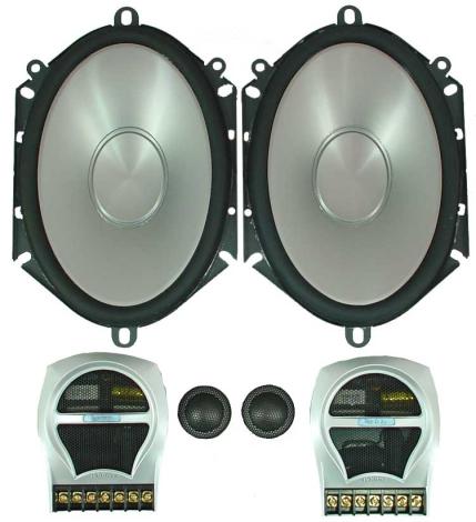 infinity kappa 6x8 component speakers