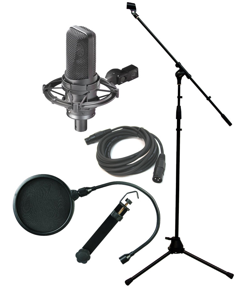 Audio Technica AT4050 Multi Pattern Studio Condenser Microphone with