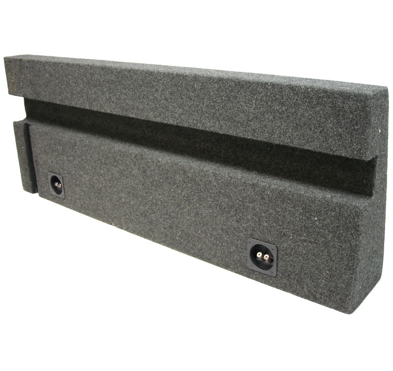 Toyota 20052013 Double Cab Dual 10" Subwoofer Enclosure Gray