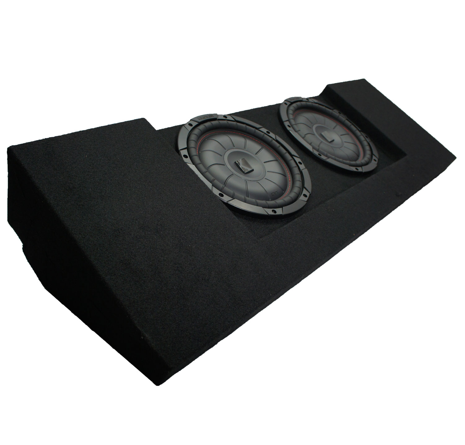 2015UP Chevy Colorado Crew Cab Truck Dual 10" Kicker 43CVT104 Sub Box