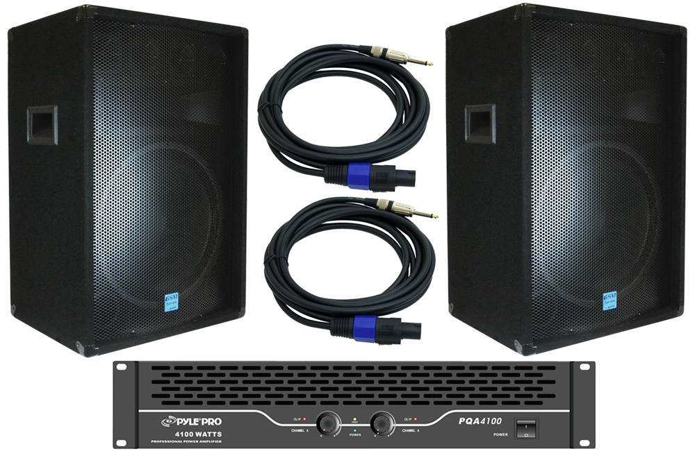 dj amps and speakers packages