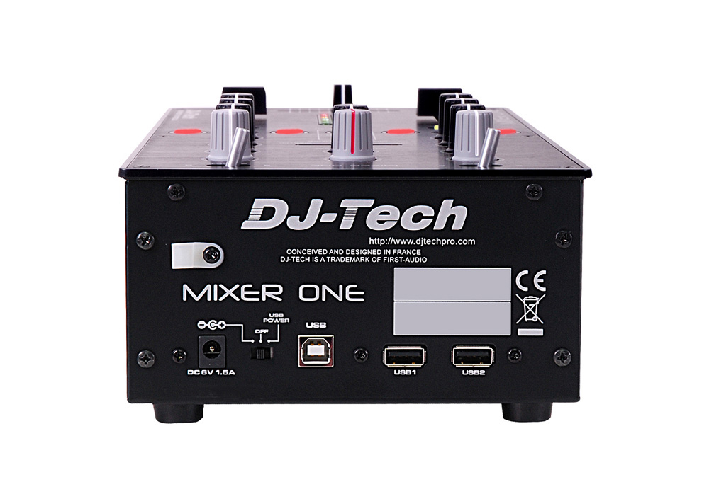 DJ Tech Mixer One Professional USBMIDI DJ Mixer Controller with 2 port