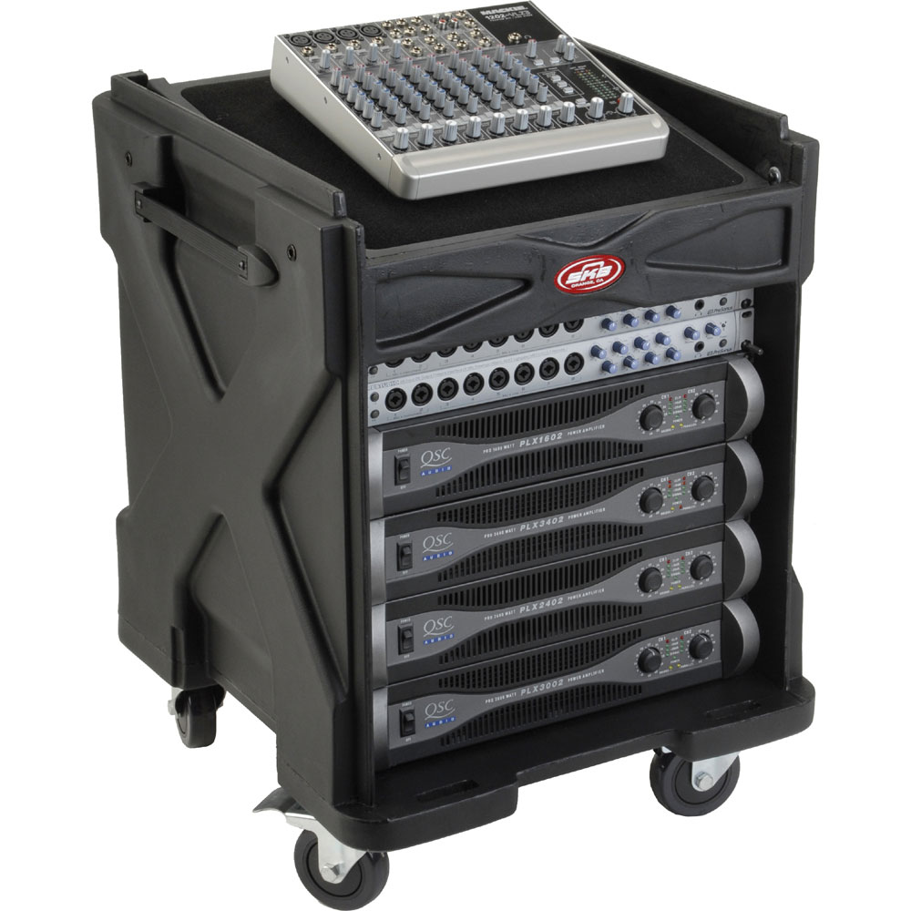 SKB Cases 1SKB19R1010V RotoMolded GigRig Mixer Rack & Gear Case w