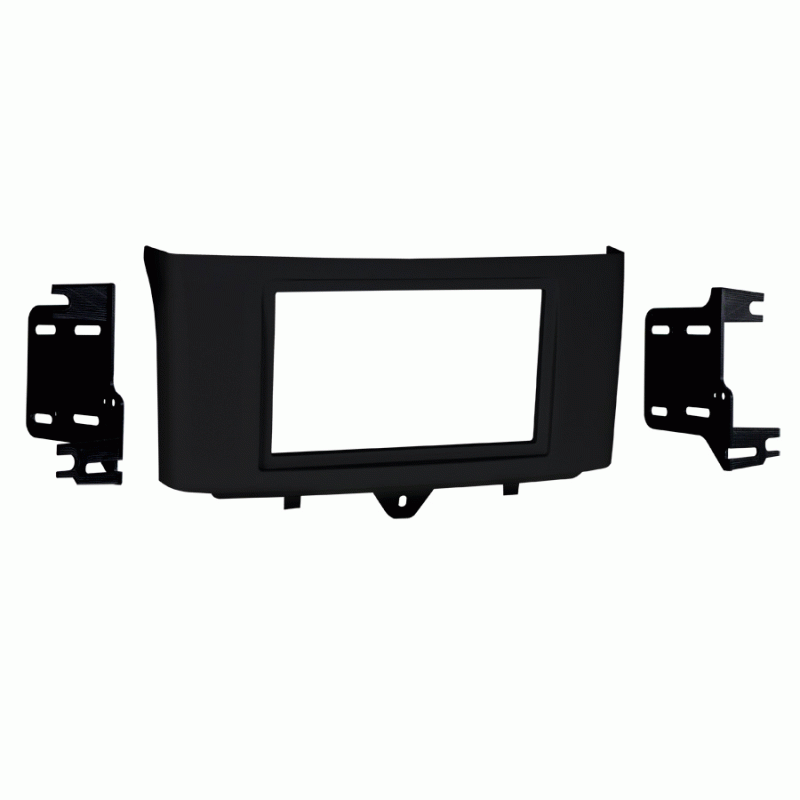 Metra 95-8720B Matte Black Double DIN Installation Kit for Smart Fortwo 2011-Up