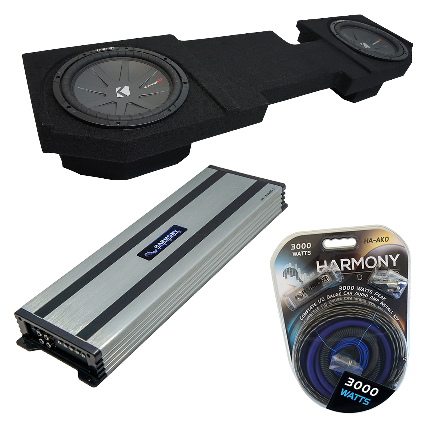 0218 Fits Dodge Ram Quad or Crew Kicker CompR CWR10 Dual 10" Sub Box HAA1500.1 eBay