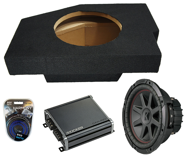 Kicker 43CVR102 Compatible with Dodge Ram Quad Cab 0212 10" CompVR CVR10 Series 400W RMS 2 Ohm