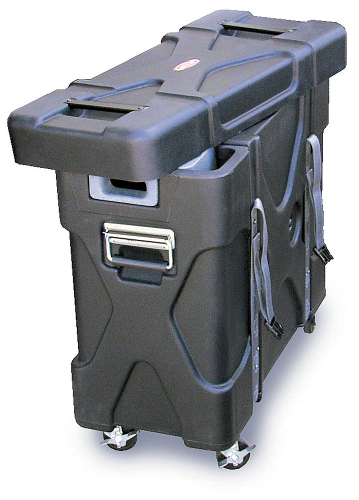SKB Cases 1SKBTPX2 RotoMolded Trap X2 Drum Hardware Case w/ FoldDown