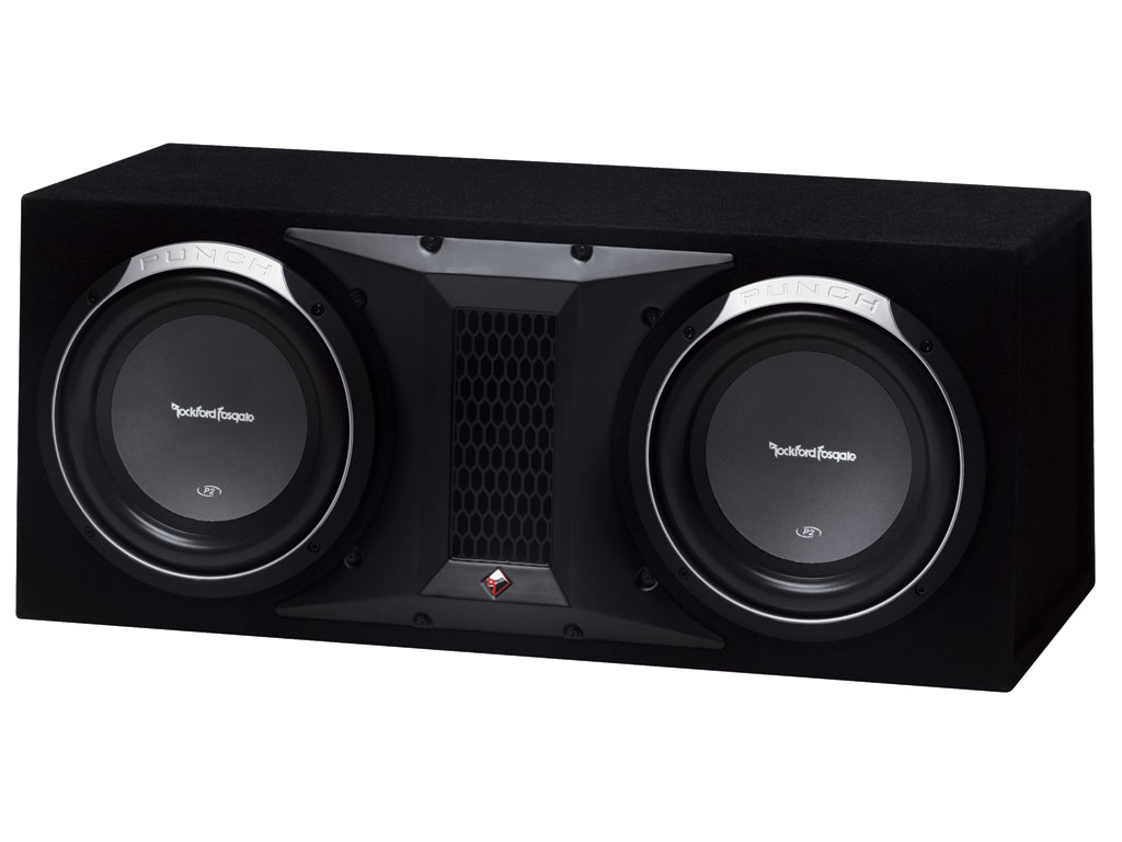 Rockford Fosgate P2L2x10 Dual 10inch Loaded Subwoofer Enclosure with