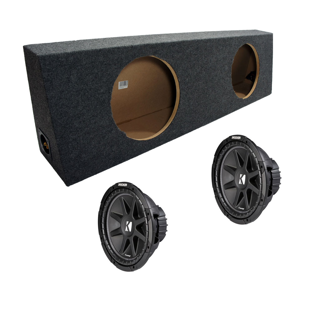 Kicker Dual 12" Comp C12 Truck Sub Box 2 Ohm (10C124) 212TRUCK_10C12