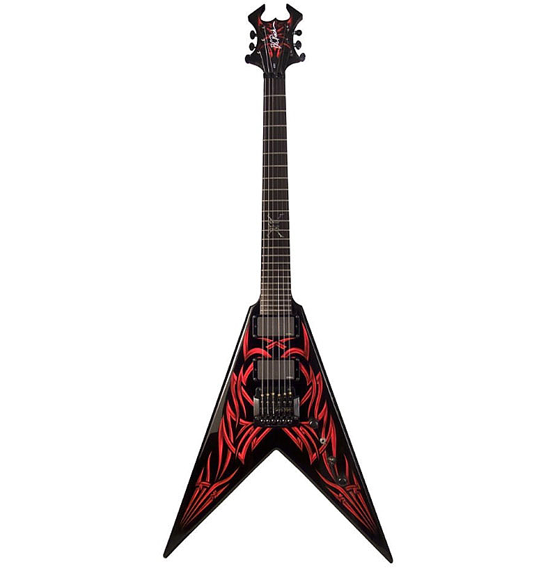 BC Rich Kerry King 25th Anniversary VTribe Electric Guitar Onyx