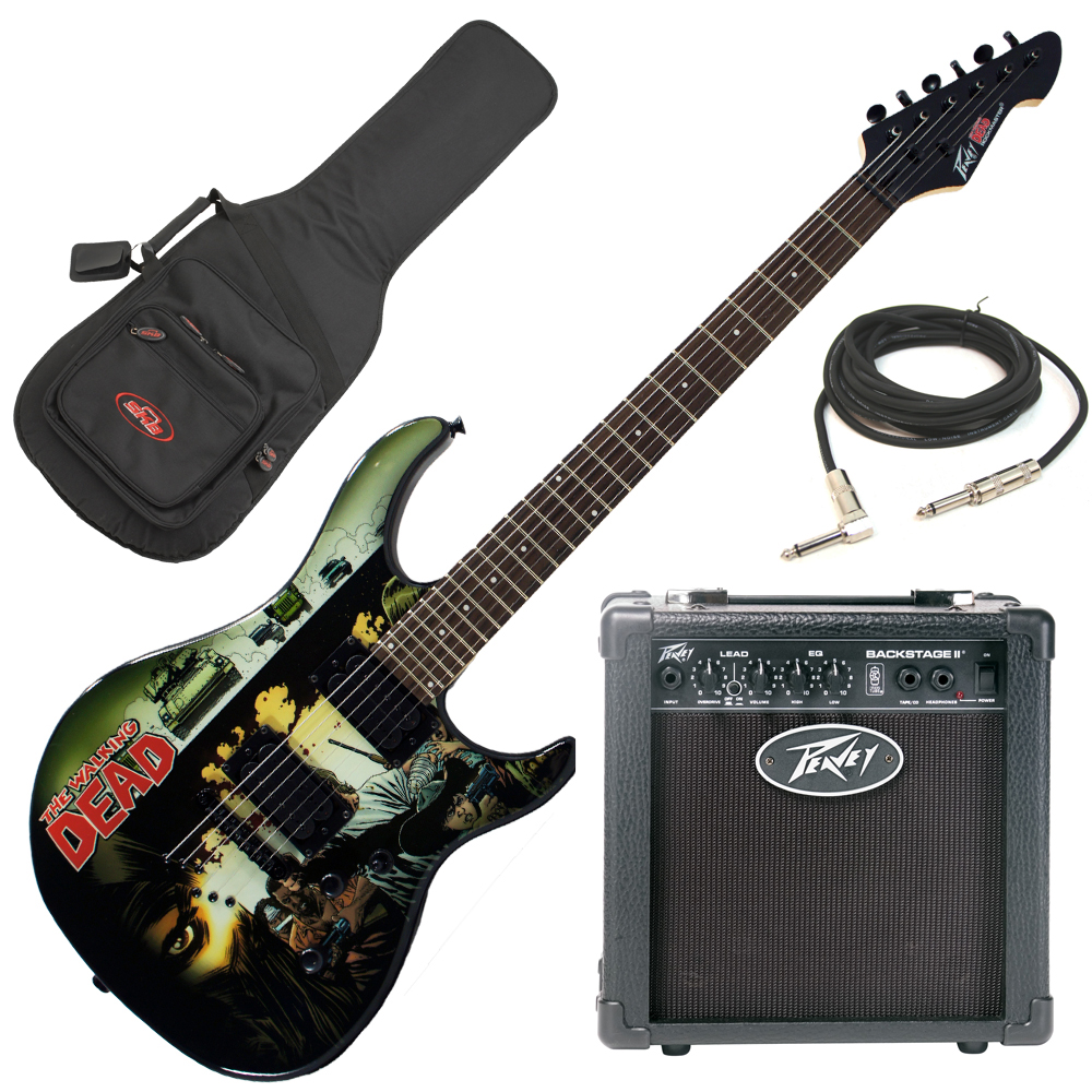Peavey The Walking Dead Predator Electric Guitar Beginner Package with