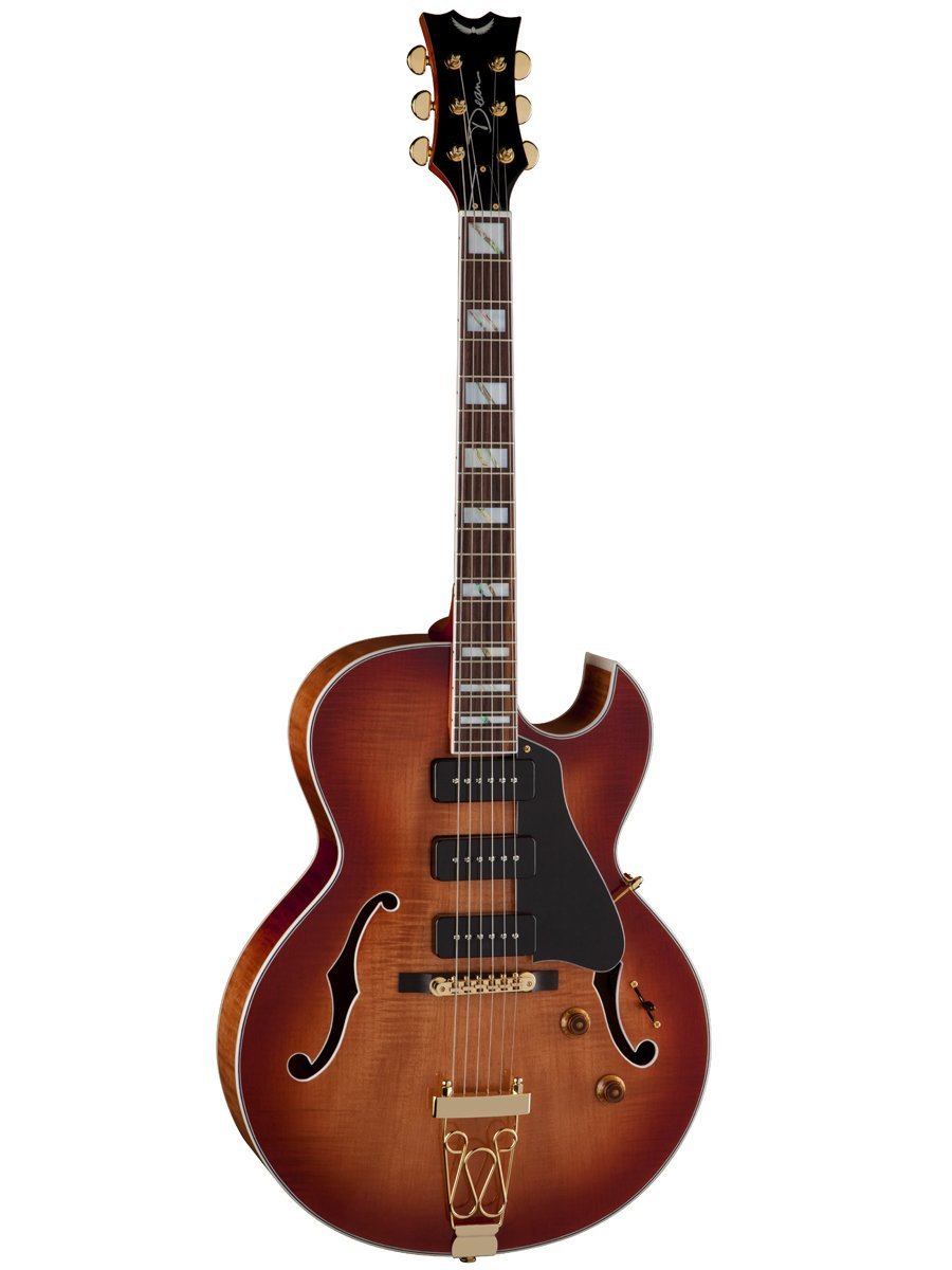 Dean PALOMINO FM HSB SemiHollowBody Electric Guitar Gloss Honey Burst