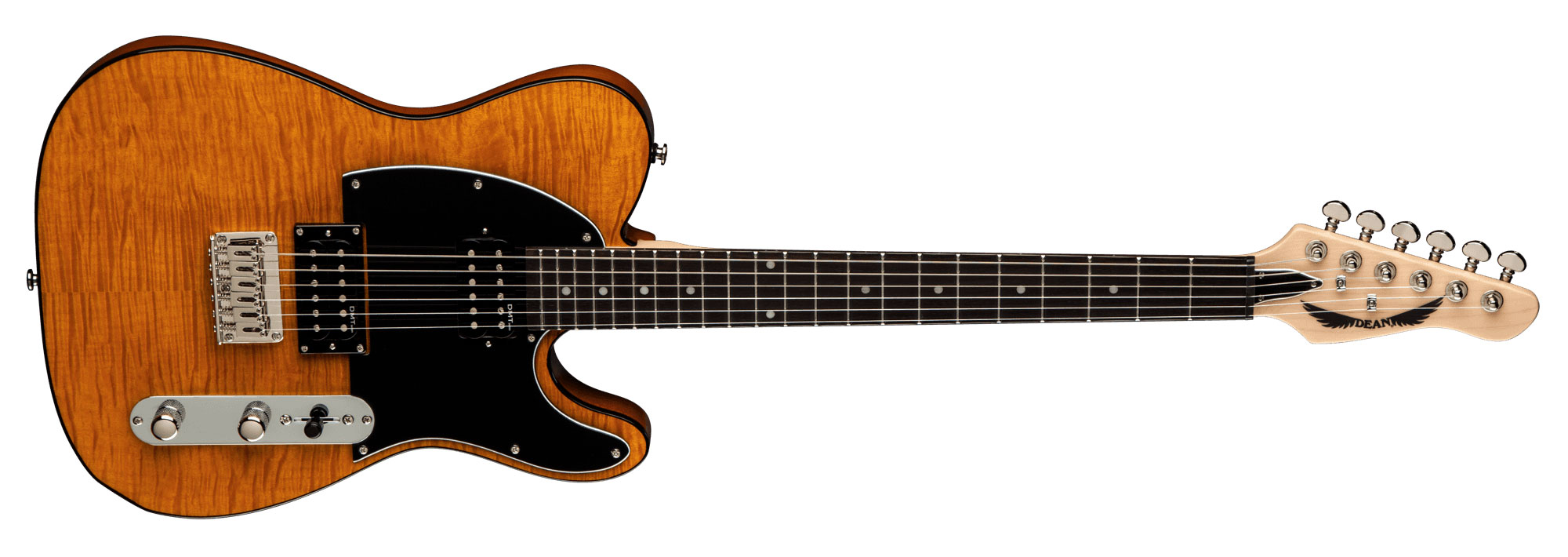 Dean NashVegas Series Select Hum Hum 6 String Electric Guitar Trans Amber (NV SEL TAM) DEG16