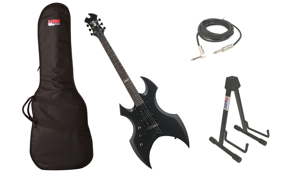 ESP LTD AX50 Series 6 String Basswood Body Black Satin Electric Guitar