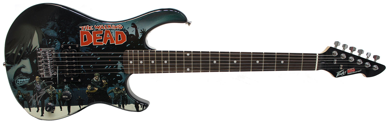 Robert Kirkman Signed Peavey Walking Dead OmniV4 Electric
