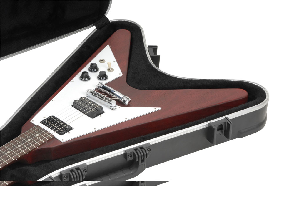 SKB Cases 1SKB58 Molded Hardshell Case for Flying V Type Guitars