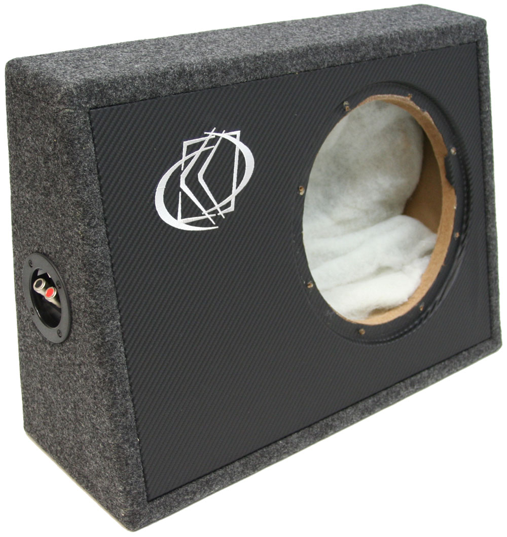 Car Stereo Kicker Single 10" Vented Universal Regular Cab Truck Sub