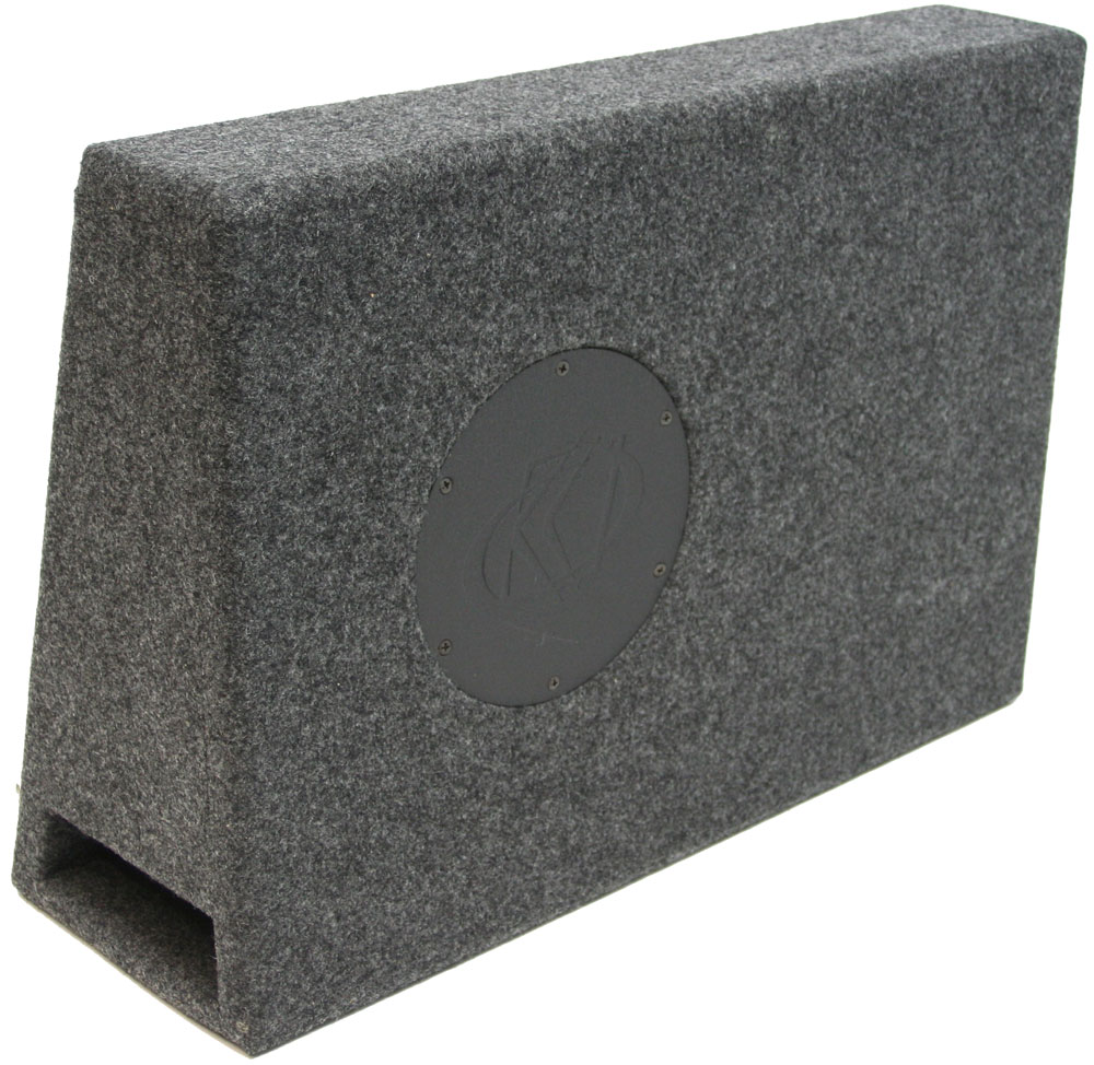 Car Stereo Kicker Single 10" Vented Universal Regular Cab Truck Sub