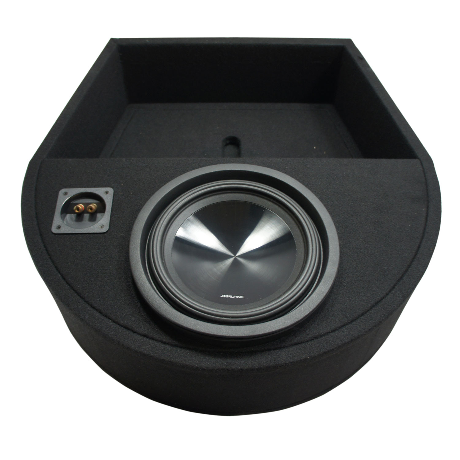 Universal Replacement Spare Tire Alpine SWT10S2 Single 10 Sub Box Enclosure 793276210142 eBay