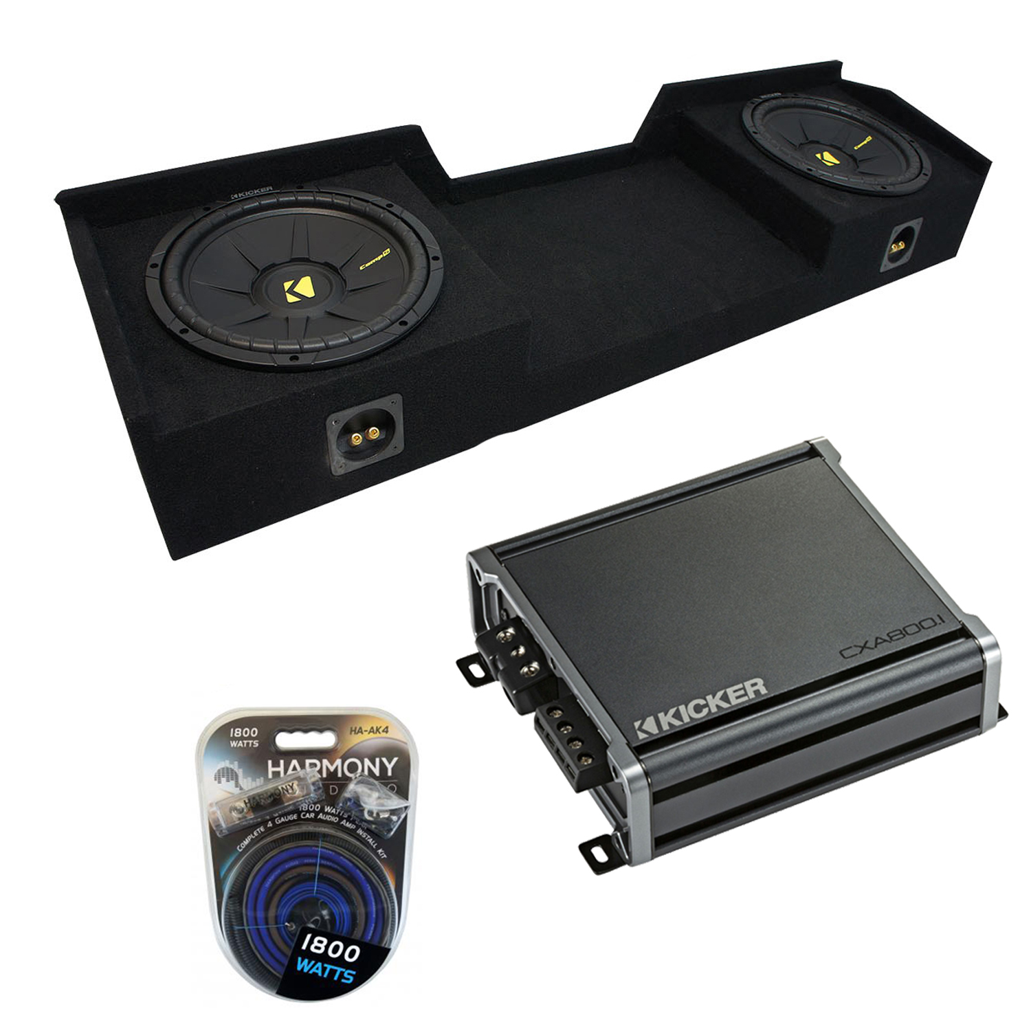 dual 10 kicker subwoofer