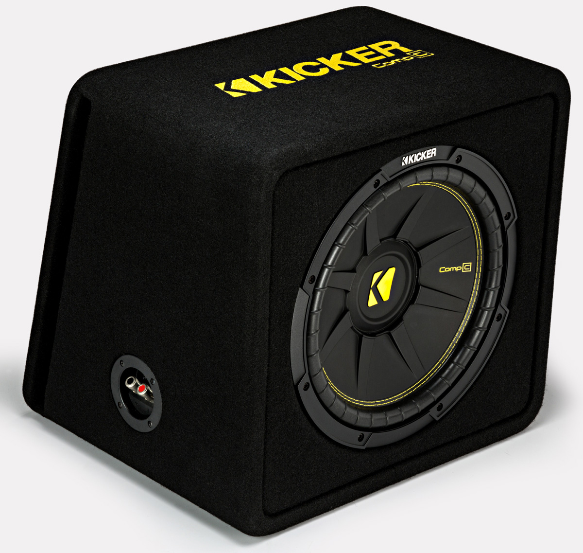 Kicker VCWC12 Car Audio CompC Loaded 12 Vented Sub Box Enclosure 4 Ohm 44VCWC124