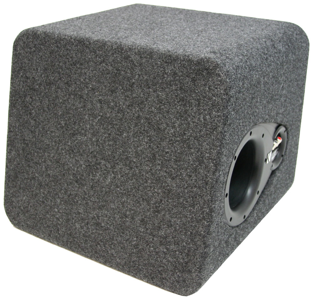Car Audio Single 12" Kicker Solobaric Square S12L7 Loaded Subwoofer Sub