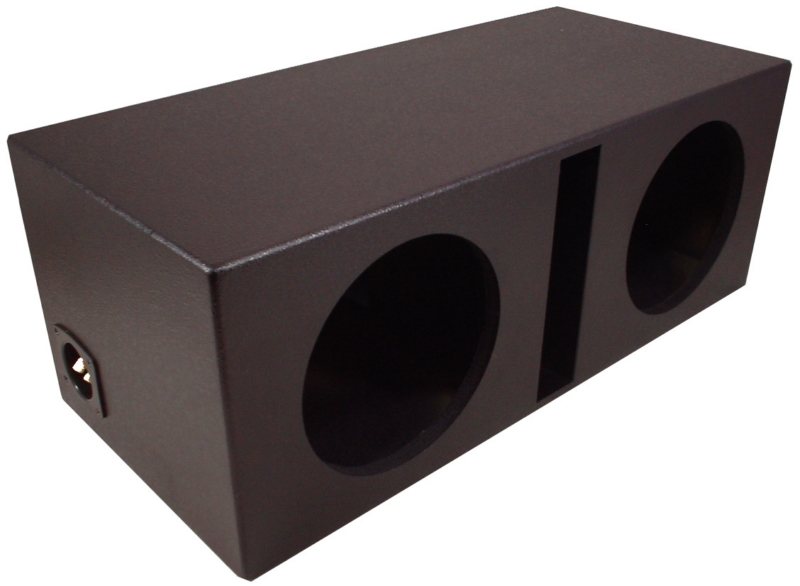 Universal Car Stereo Rhino Coated Ported Dual 15" Kicker Comp C15 Sub Box Enclosure Final 2...