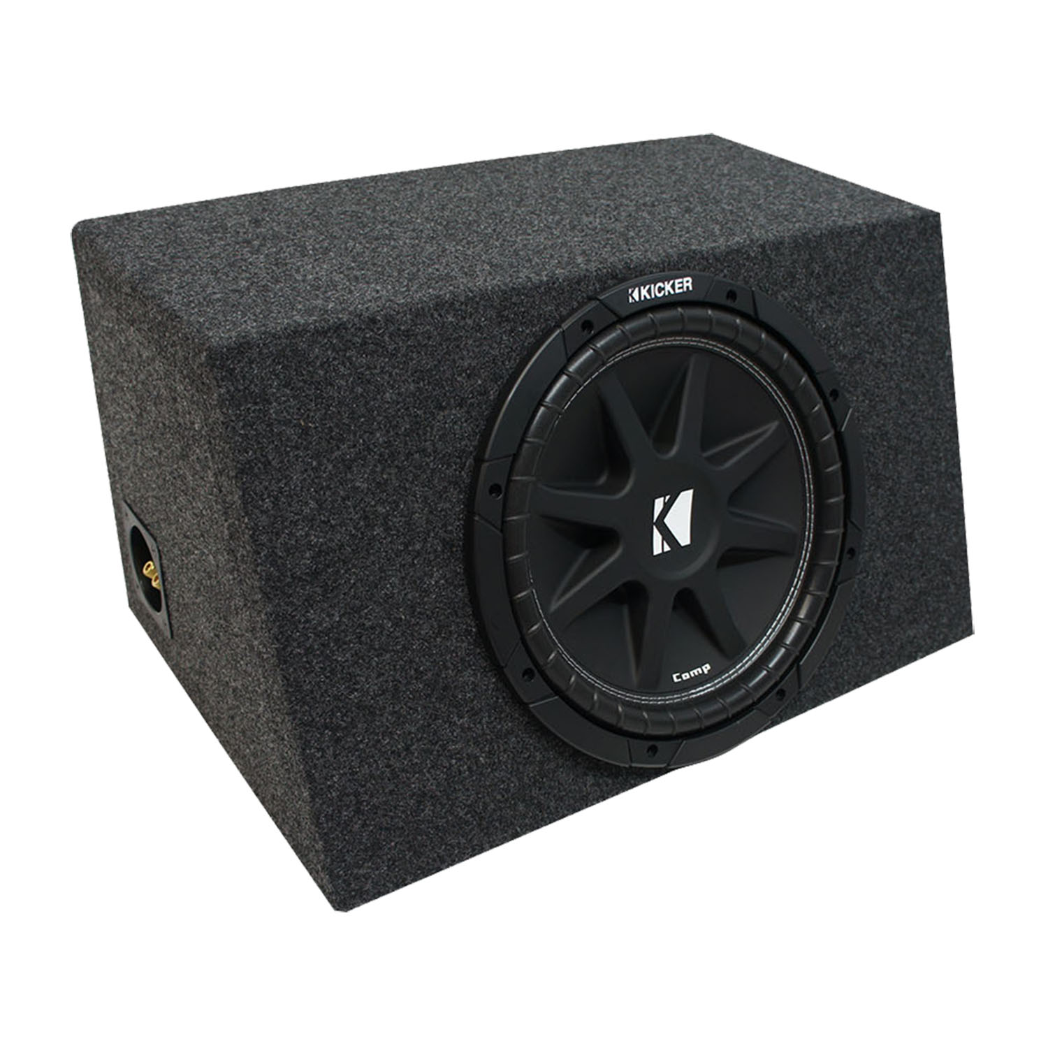 Universal Car Stereo Hatchback Sealed Single 12" Kicker Comp C12 Sub Box Enclosure Final 4...