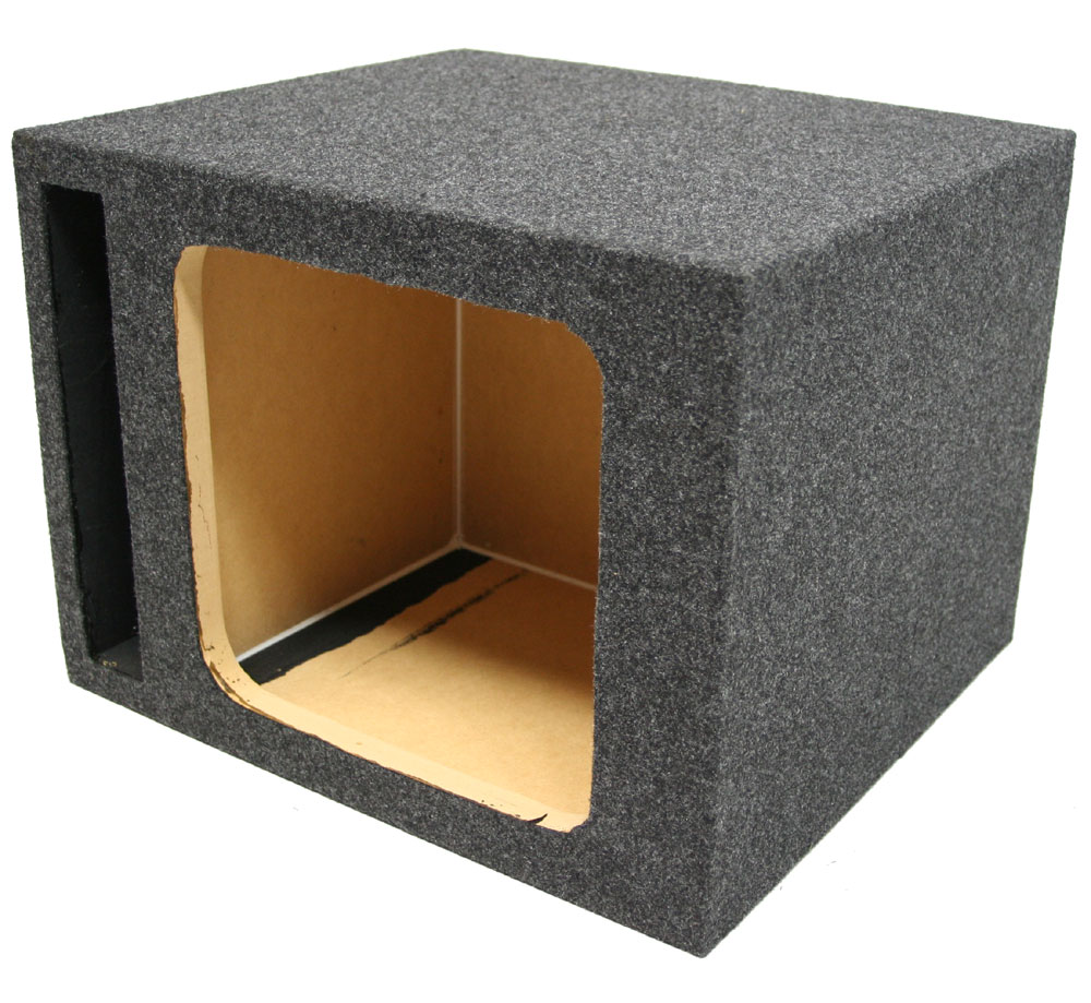 Single 10" Subwoofer Vented Port Kicker L3 L5 L7 Square Cutout Sub Box