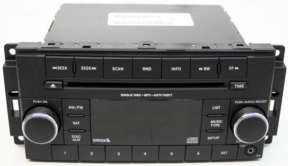 Chrysler 200 Sedan 20112013 Factory Stereo MP3 CD Player Sirius Ready