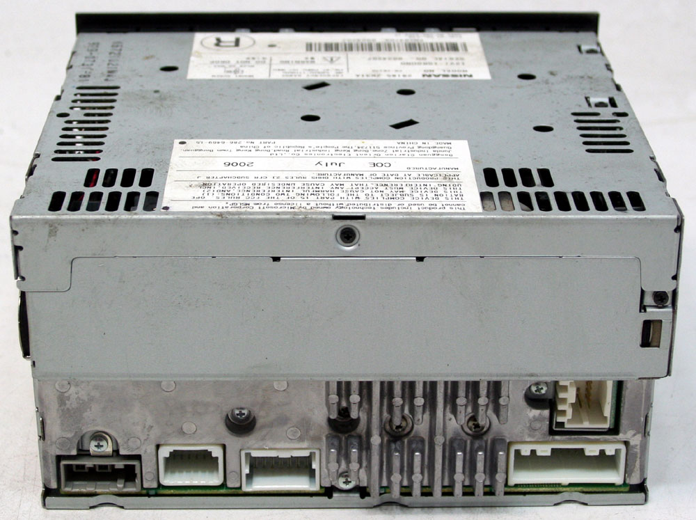 Nissan Maxima 2007 Factory Stereo Bose 6 Disc Changer MP3 CD Player OEM