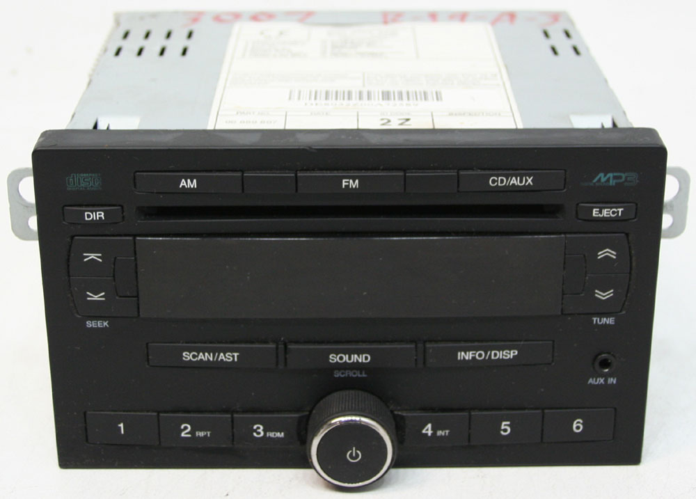 Chevy Aveo 2008 Factory Stereo Single Disc MP3 CD Player AUX Input OEM