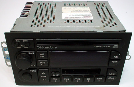 1996-1999 Oldsmobile Cutlass Factory AM Mono FM Stereo Radio Cassette CD Player