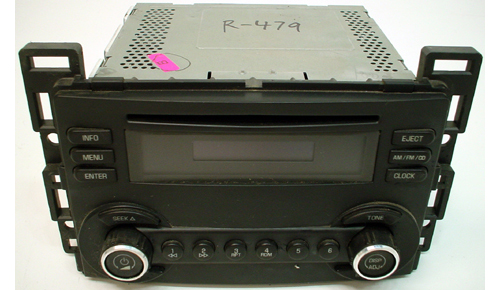 2006-2007 Pontiac G6 Factory AM Mono FM Stereo Radio CD Player - R-1191