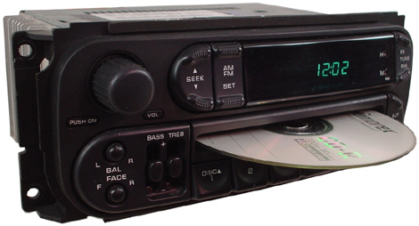 2002-2006 Jeep Wrangler Factory Receiver AM/FM Radio CD Player