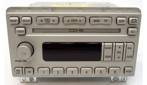 2002-2004 Lincoln Navigator Factory 6 Disc Changer CD Radio | R-2026