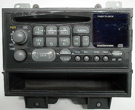 1997 Oldsmobile Bravada Factory Stereo AM/FM CD Player Radio