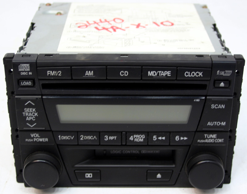20002003 Mazda MPV Factory Stereo 6 Disc Changer Cassette CD Player