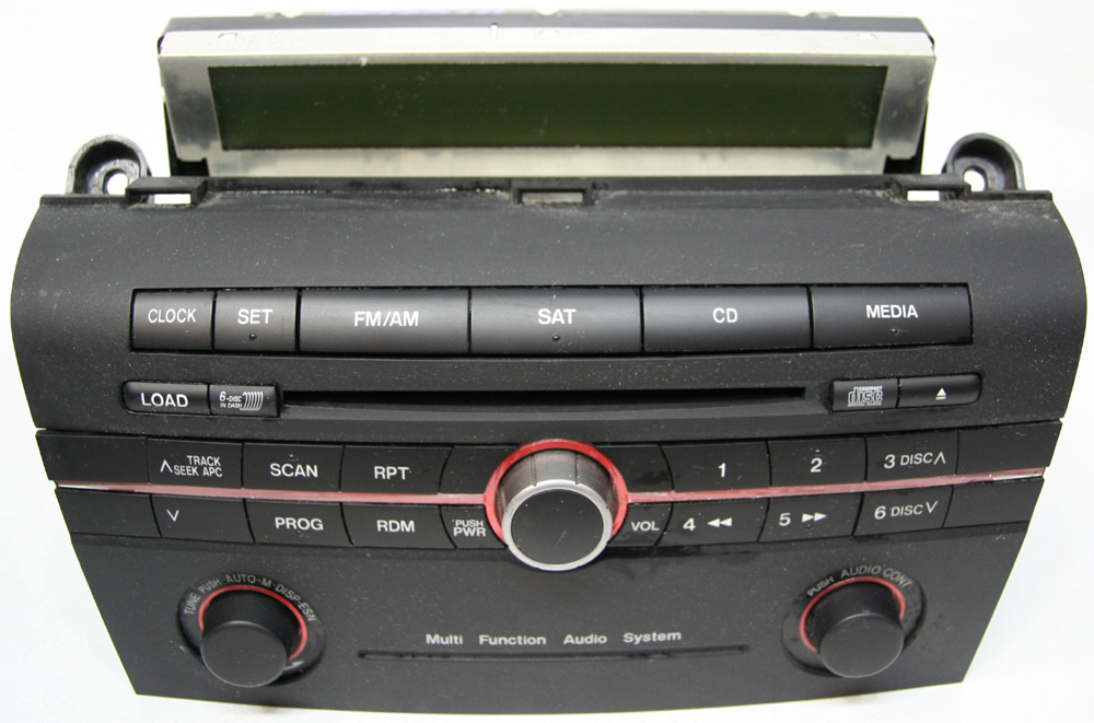 20062007 Mazda 3 Factory Stereo 6 Disc Changer CD Player OEM Radio R2524