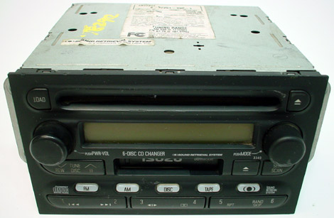 1998-2002 Isuzu Trooper Factory Tape 6 Disc Changer CD Player OEM Radio