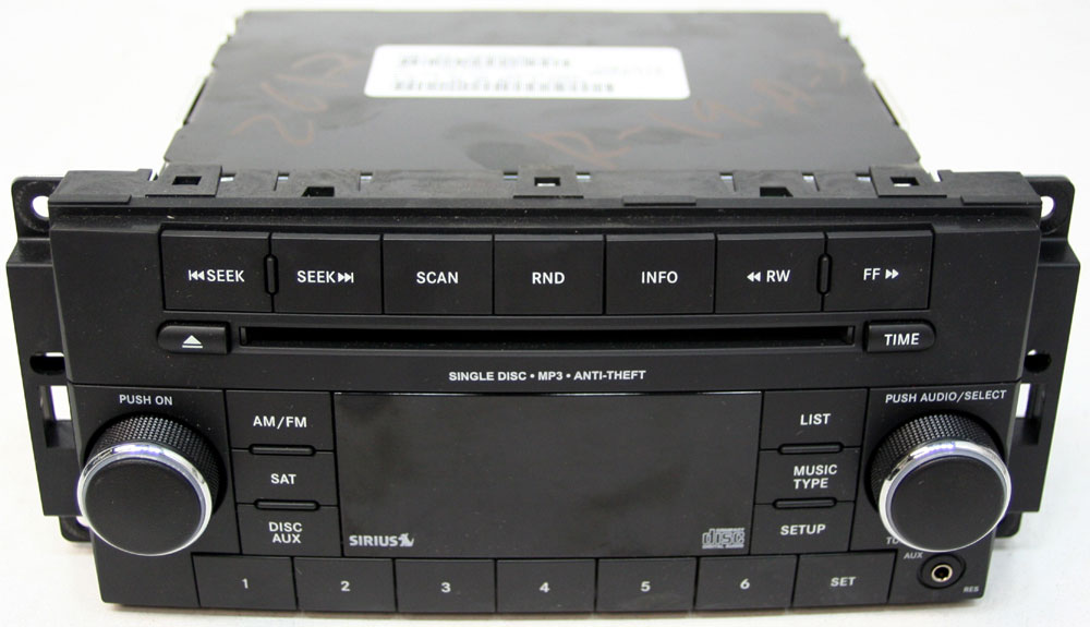2009-2011 Jeep Wrangler Factory Stereo 