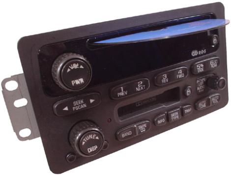 2004 Oldsmobile Bravada Factory AM/FM Tape CD Player Radio
