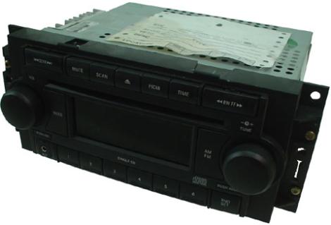 2007-2008 Jeep Patriot Factory AM/FM Radio Stereo CD Player