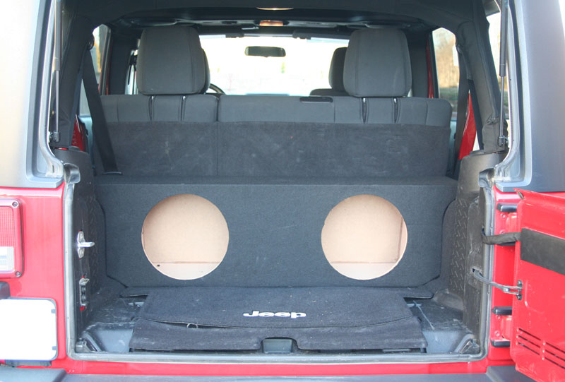 jeep wrangler custom sub box